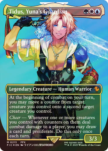 Tidus, Yuna's Guardian (FIC) (213) / Borderless / Surge Foil