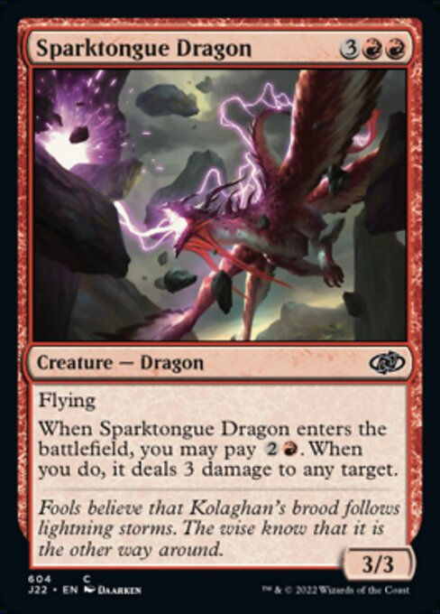 Sparktongue Dragon (J22))