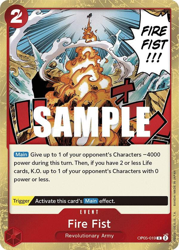 Fire Fist (OP05-019) / Foil