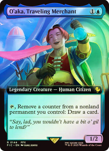 O'aka, Traveling Merchant (FIC) (144) / Extended Art / Foil