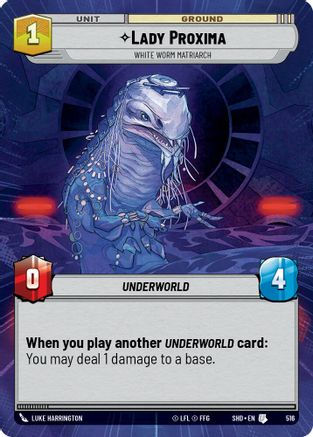 Lady Proxima - White Worm Matriarch (Hyperspace) (SHD_#516)