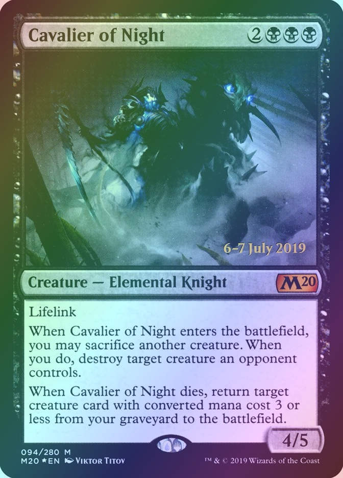 Cavalier of Night (PM20) (94s) / Foil