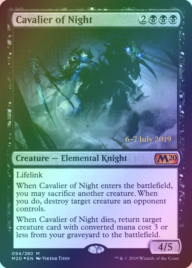 Cavalier of Night (PM20) (94s) / Foil