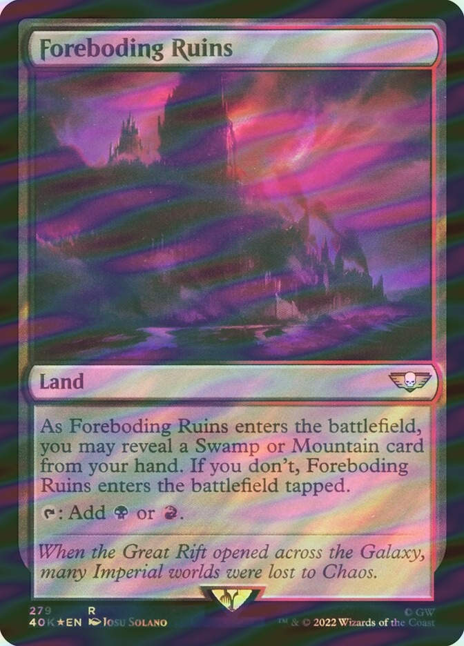 Foreboding Ruins (40K) (279★) / Surge Foil