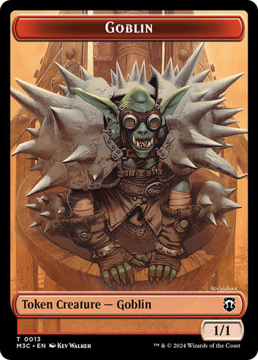 Tarmogoyf // Goblin (TM3C) / Ripple Foil — cara 2 de 2