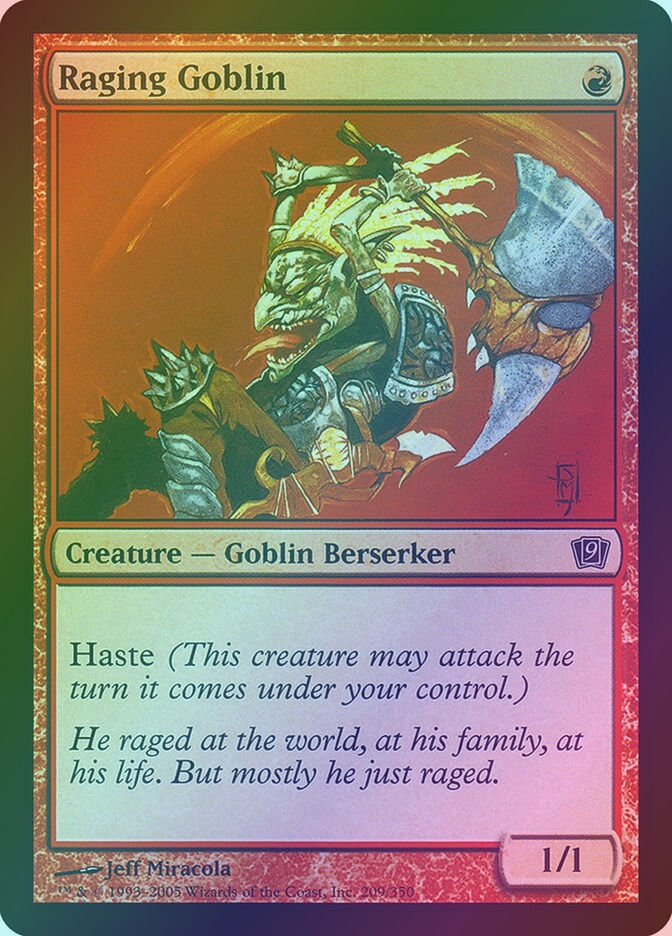 Raging Goblin (9ED) (209★) / Foil