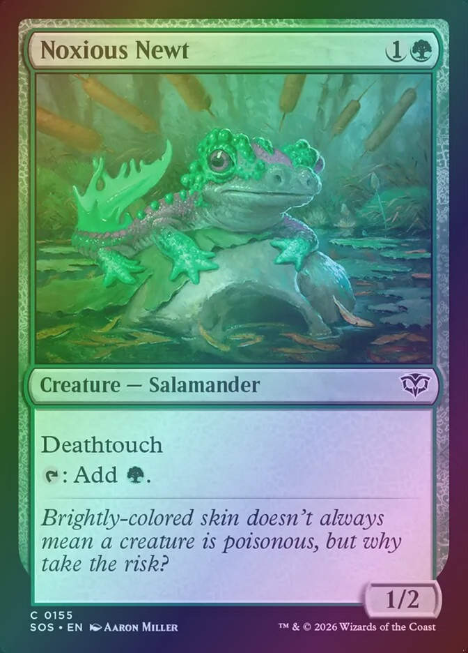 Noxious Newt (SOS) (155) / Foil