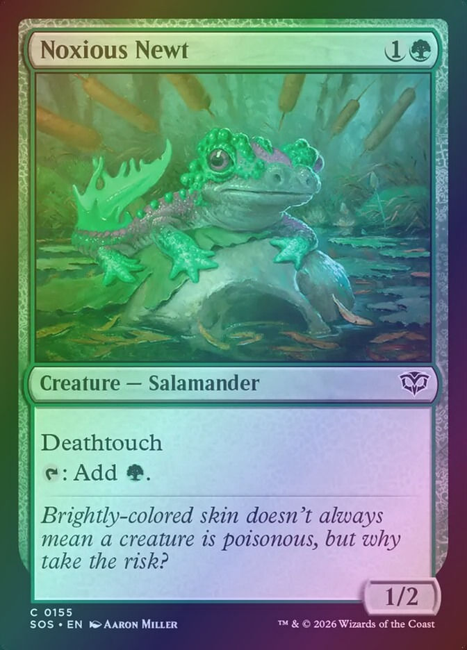 Noxious Newt (SOS) (155) / Foil