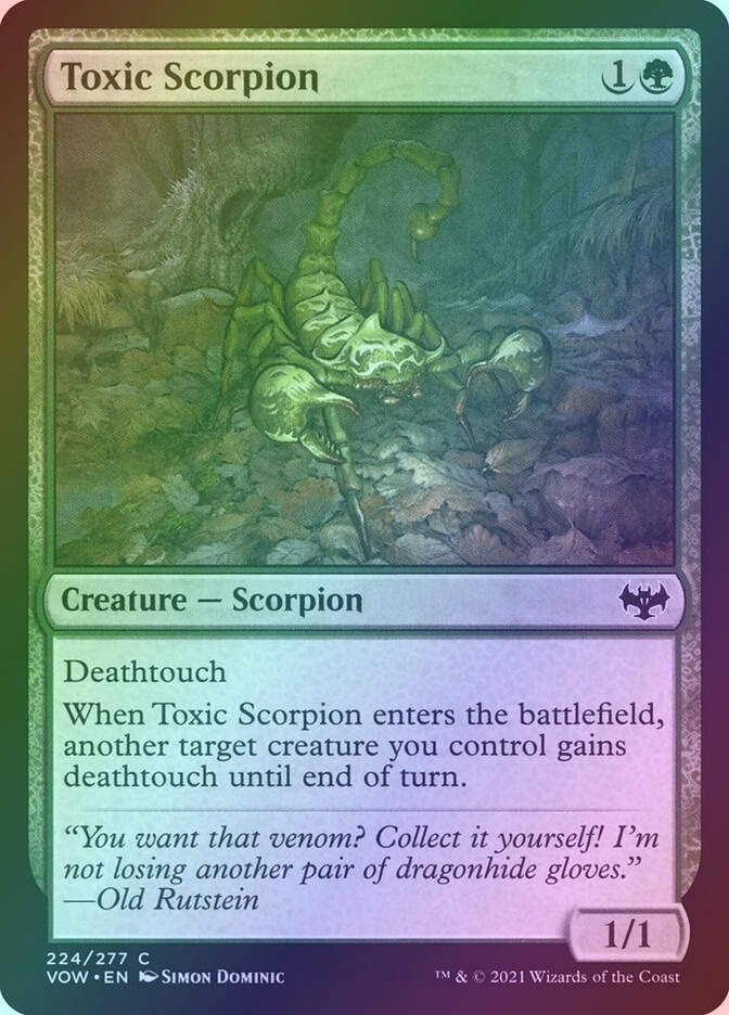 Toxic Scorpion (VOW) (224) / Foil