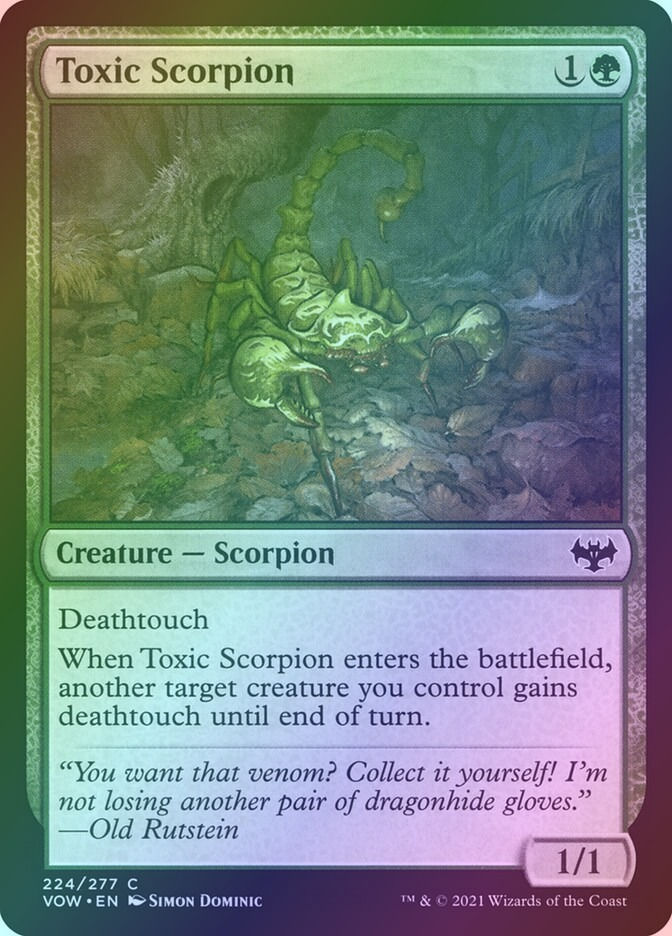 Toxic Scorpion (VOW) (224) / Foil