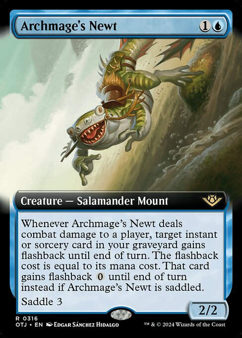 Archmage's Newt (otj) (316) / Extended Art