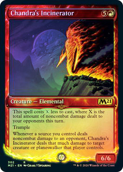 Chandra's Incinerator (Showcase) (M21) / Foil