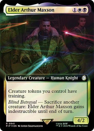 Elder Arthur Maxson (pip) (941) / Extended Surge Foil