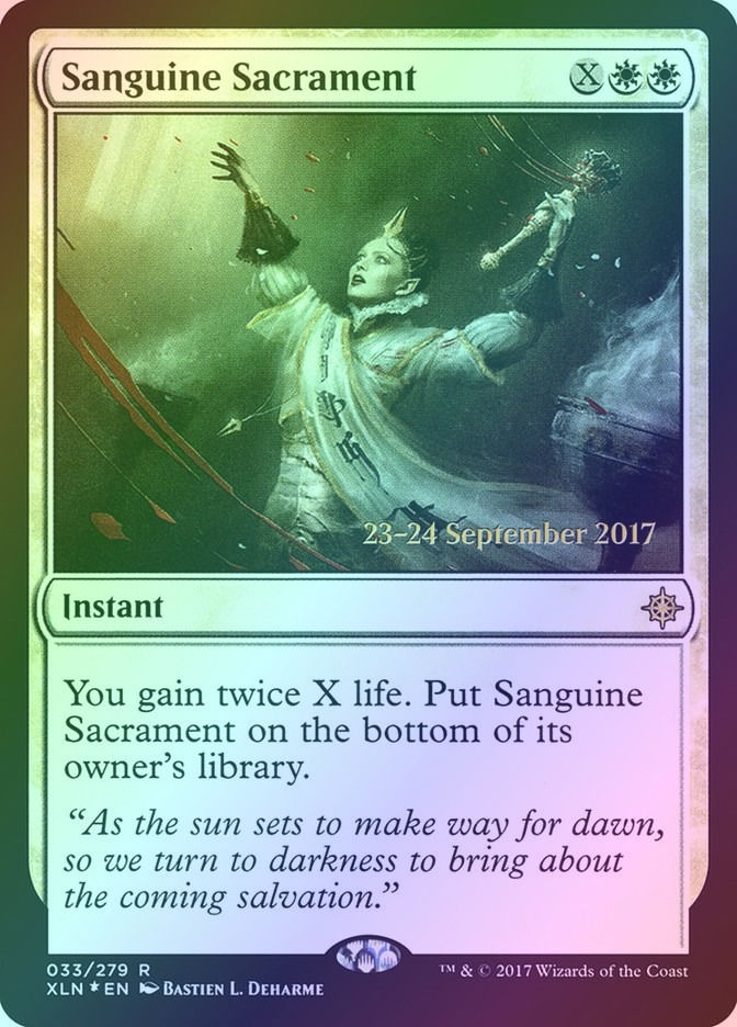 Sanguine Sacrament (PXLN) (33s) / Foil