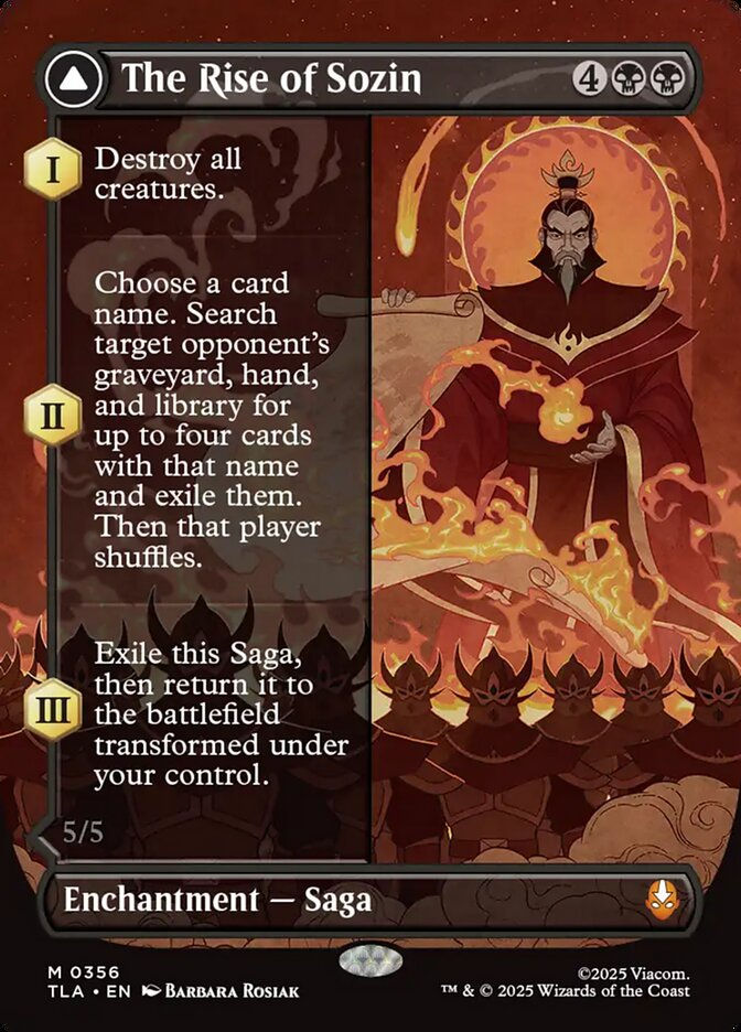 The Rise of Sozin // Fire Lord Sozin (TLA) (356) — cara 1 de 2