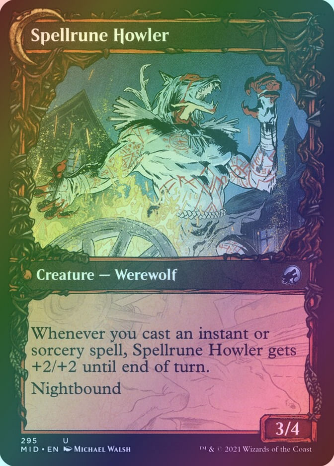Spellrune Painter // Spellrune Howler (MID) (295) / Showcase / Foil — cara 2 de 2