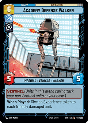 Academy Defense Walker (SOR_#037/252)