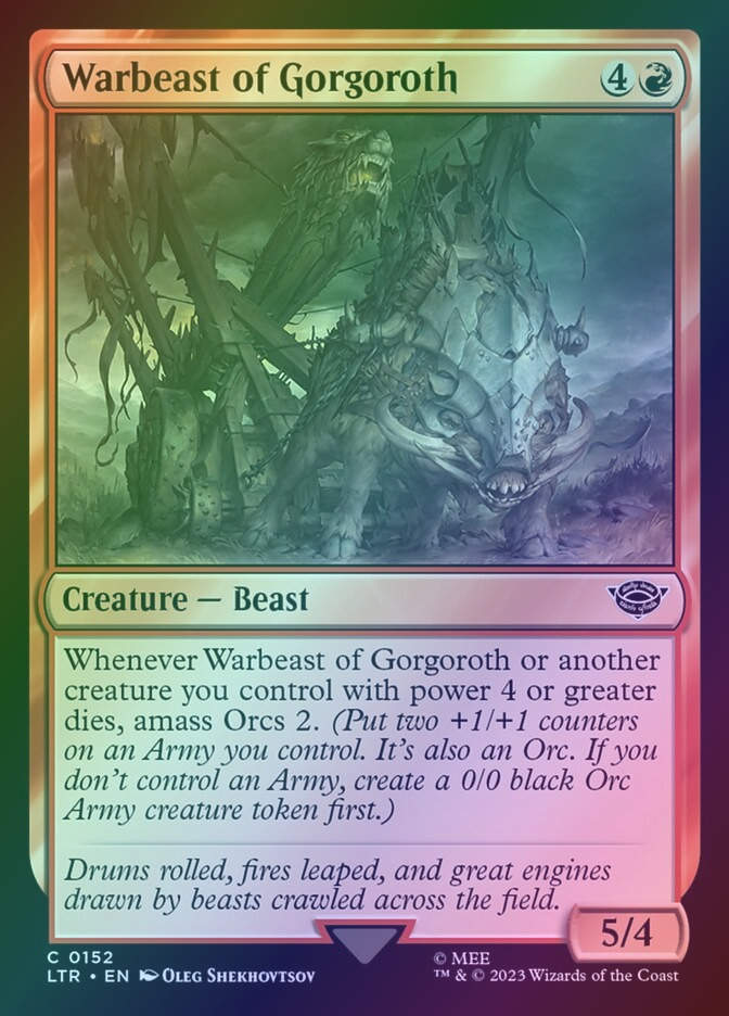 Warbeast of Gorgoroth (LTR) (152) / Foil