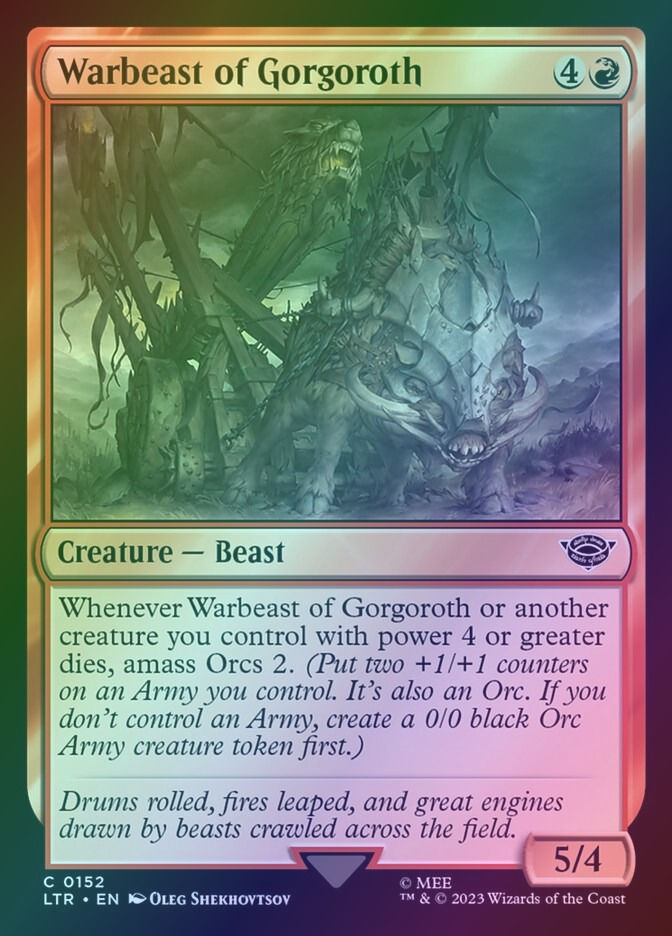 Warbeast of Gorgoroth (LTR) (152) / Foil