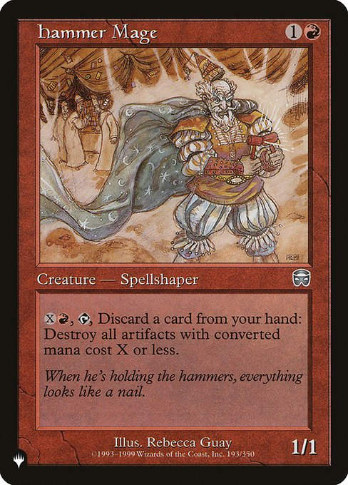 Hammer Mage (PLST) (MMQ-193)