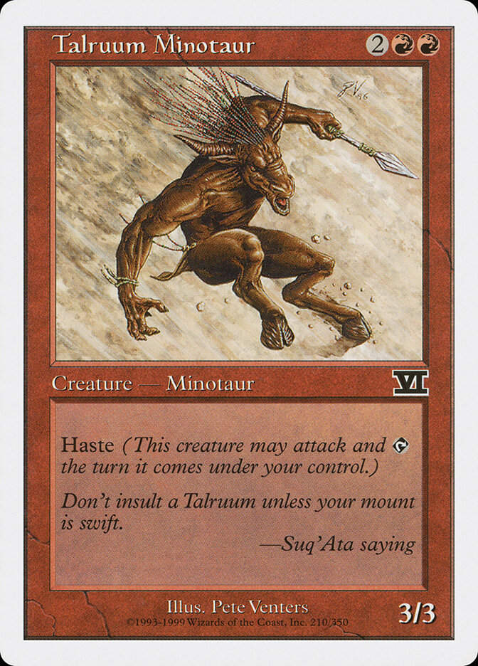 Talruum Minotaur (6ED) (210)