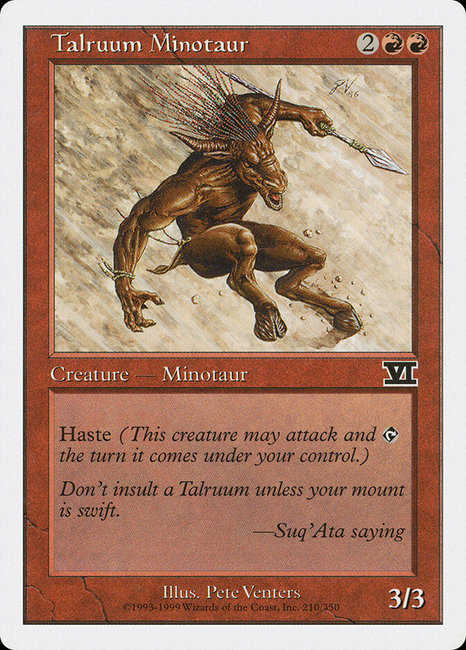 Talruum Minotaur (6ED) (210)