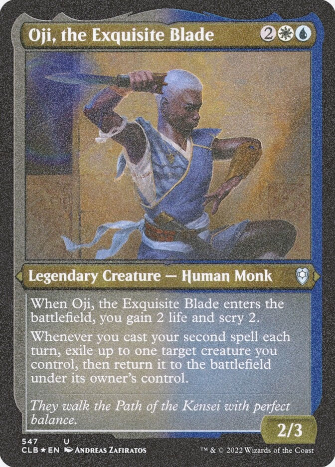 Oji, the Exquisite Blade (CLB) (547) / Foil Etched