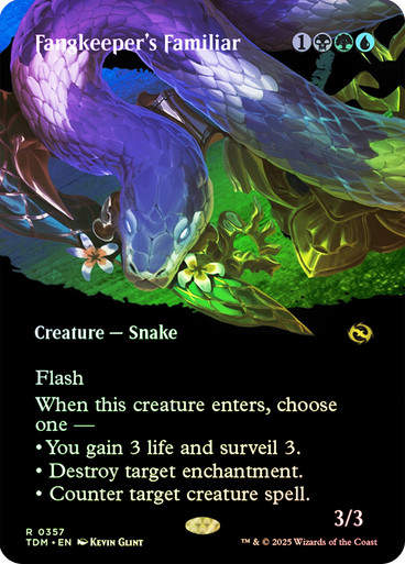 Fangkeeper's Familiar (TDM) (357) / Foil / Showcase BL