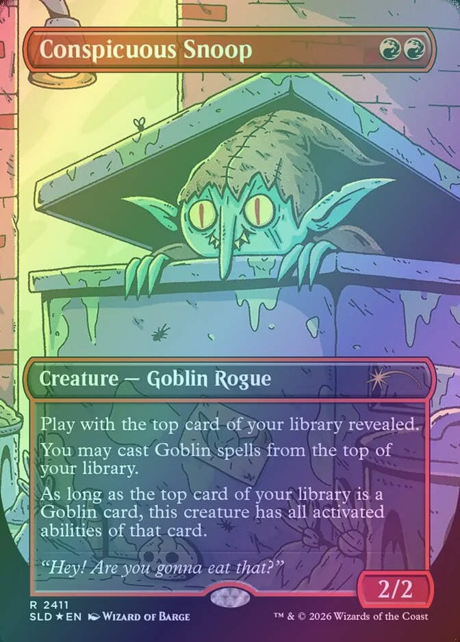 Conspicuous Snoop (SLD) (2411) / Borderless / Foil