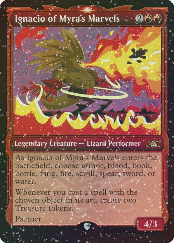 Ignacio of Myra's Marvels (UNF) (501) / Showcase / Galaxy Foil