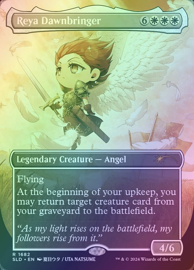 Reya Dawnbringer (SLD) (1682) / Borderless / Foil