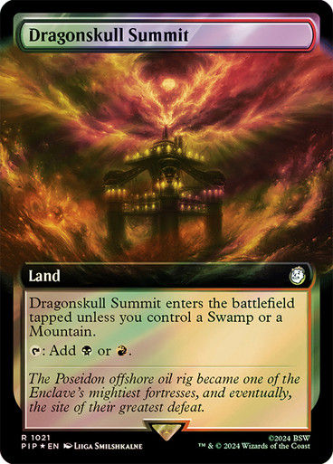 Dragonskull Summit (pip) (1021) / Extended Surge Foil