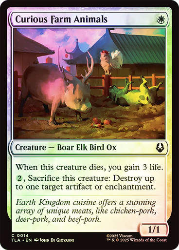 Curious Farm Animals (TLA) (14) / Foil