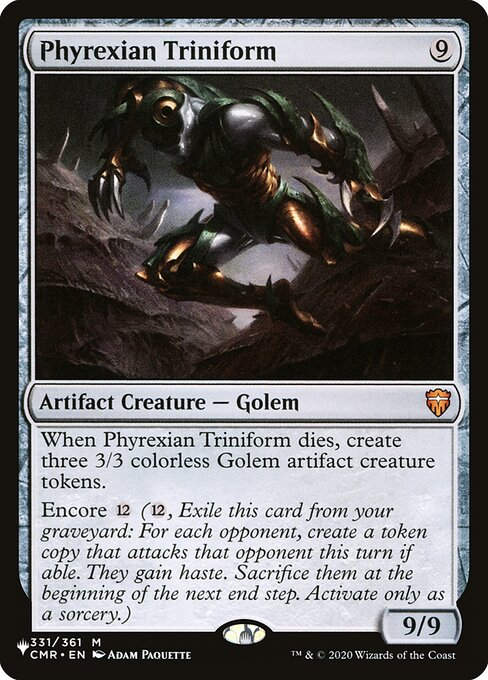 Phyrexian Triniform (PLST) (CMR-331)
