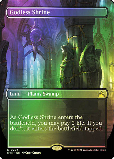 Godless Shrine (rvr) (294) / Borderless / Foil