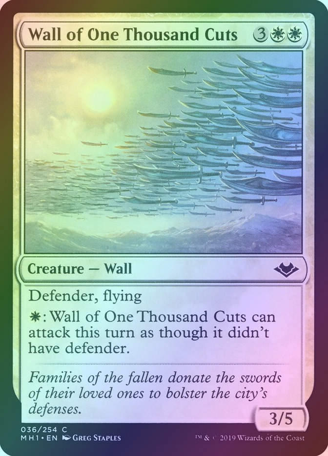 Wall of One Thousand Cuts (MH1) (36) / Foil