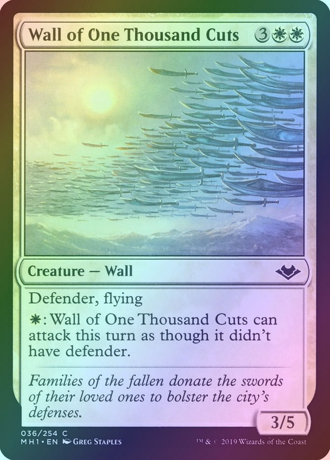 Wall of One Thousand Cuts (MH1) (36) / Foil