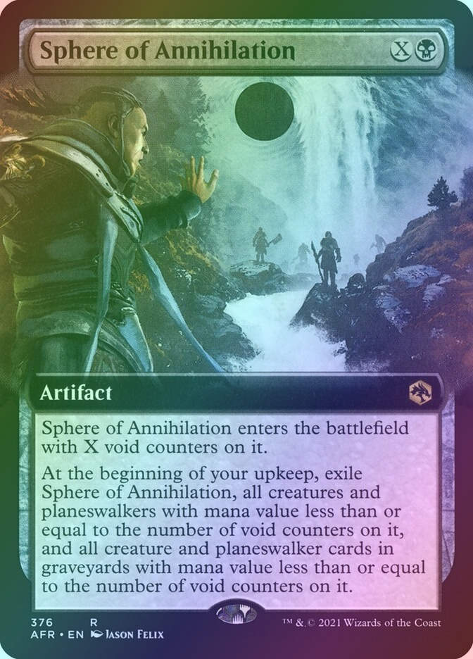 Sphere of Annihilation (AFR) (376) / Extended Art / Foil