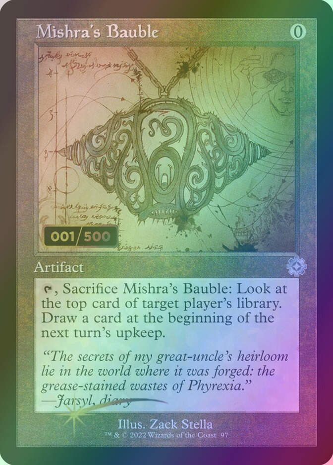 Mishra's Bauble (BRR) (97z) / Serialized