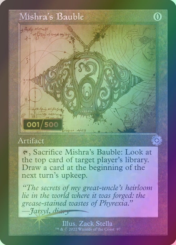 Mishra's Bauble (BRR) (97z) / Serialized
