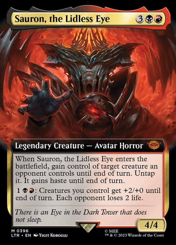 Sauron, the Lidless Eye (LTR) (396) / Extended Art