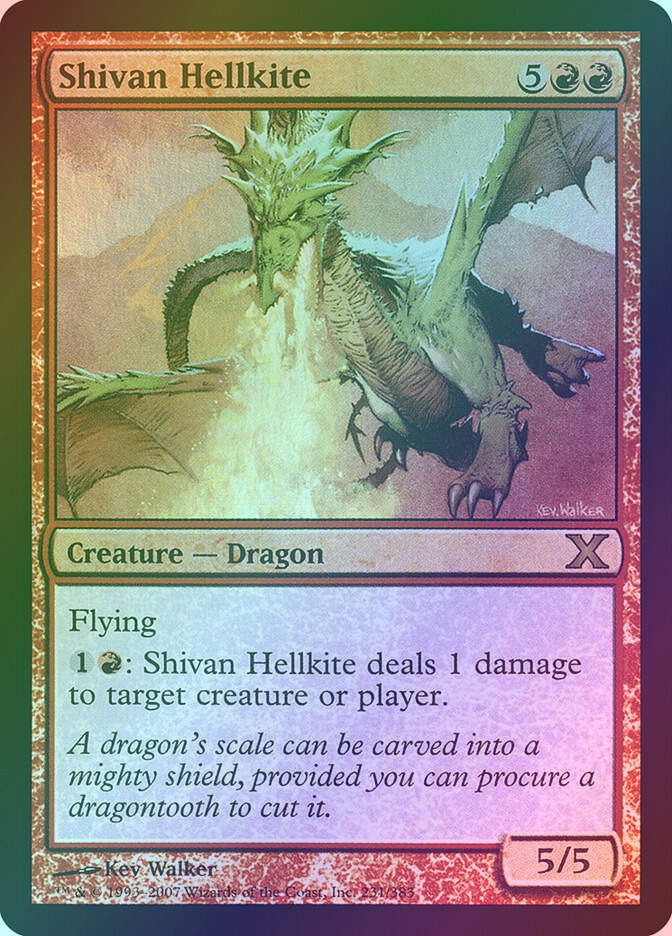 Shivan Hellkite (10E) (231★) / Foil