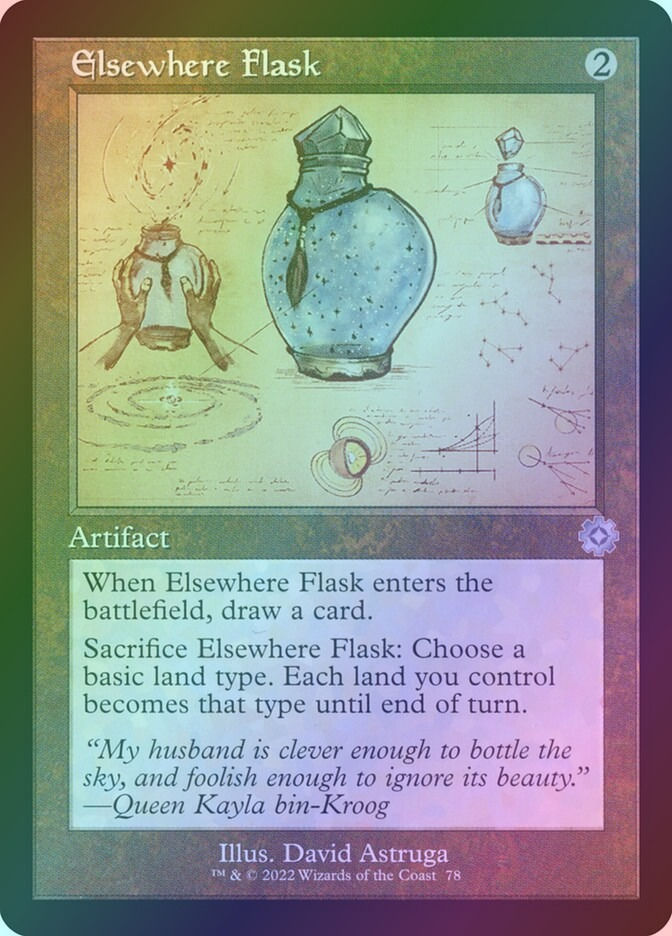 Elsewhere Flask (BRR) (78) / Foil / Schematic