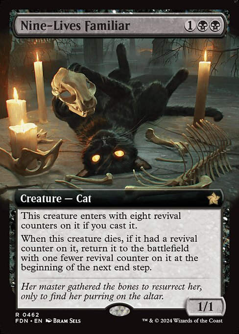 Nine-Lives Familiar (FDN) (462) / Extended Art