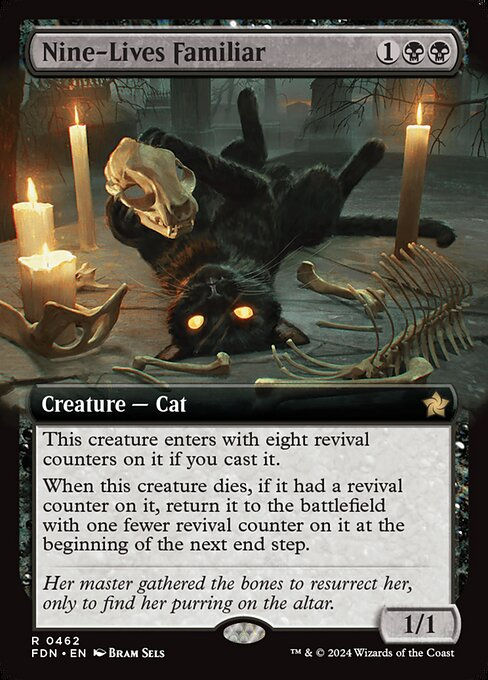 Nine-Lives Familiar (FDN) (462) / Extended Art