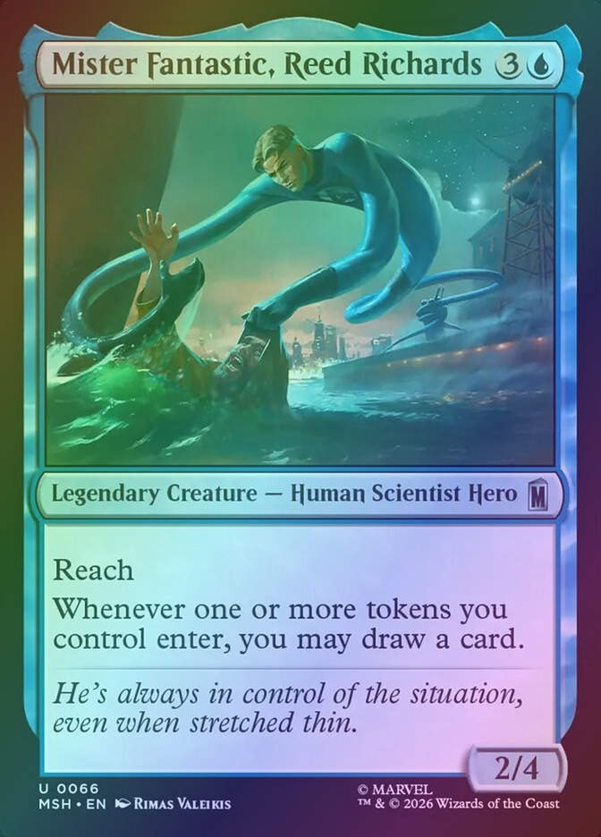 Mister Fantastic, Reed Richards (MSH) (66) / Foil