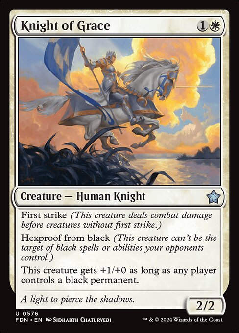Knight of Grace (FDN) (576) (Starter)