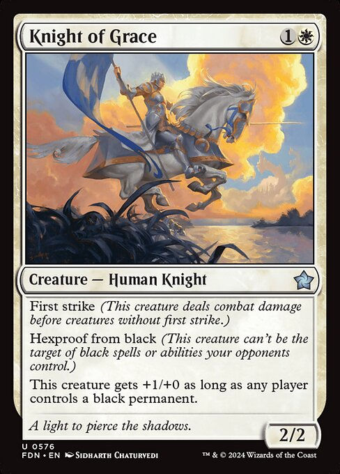 Knight of Grace (FDN) (576) (Starter)