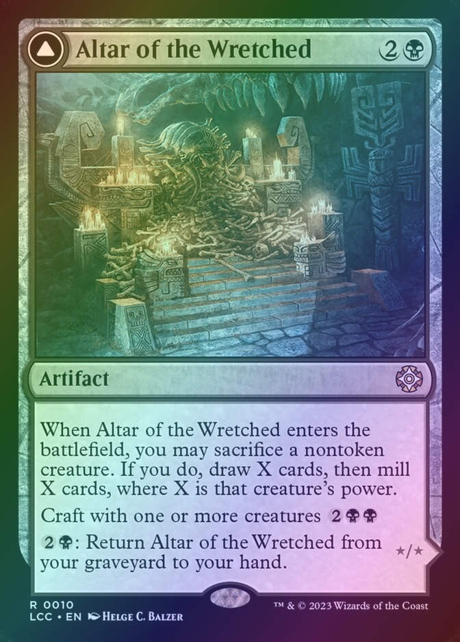 Altar of the Wretched // Wretched Bonemass (LCC) (10) / Foil