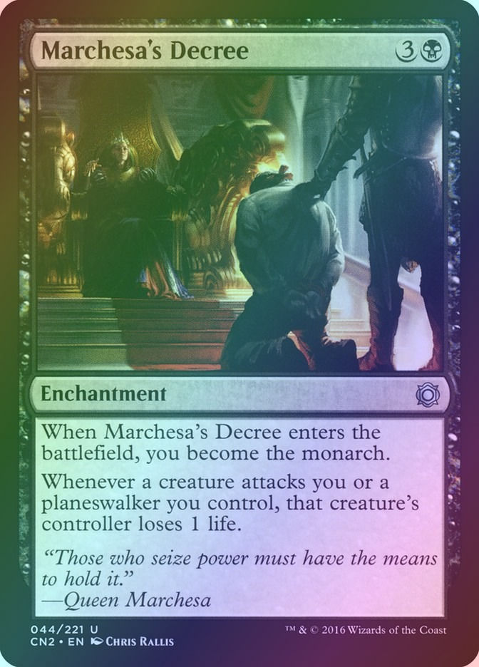 Marchesa's Decree (CN2) (44) / Foil